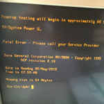 MV/9800 Power Up