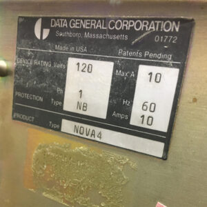 Data General Nova 4/C